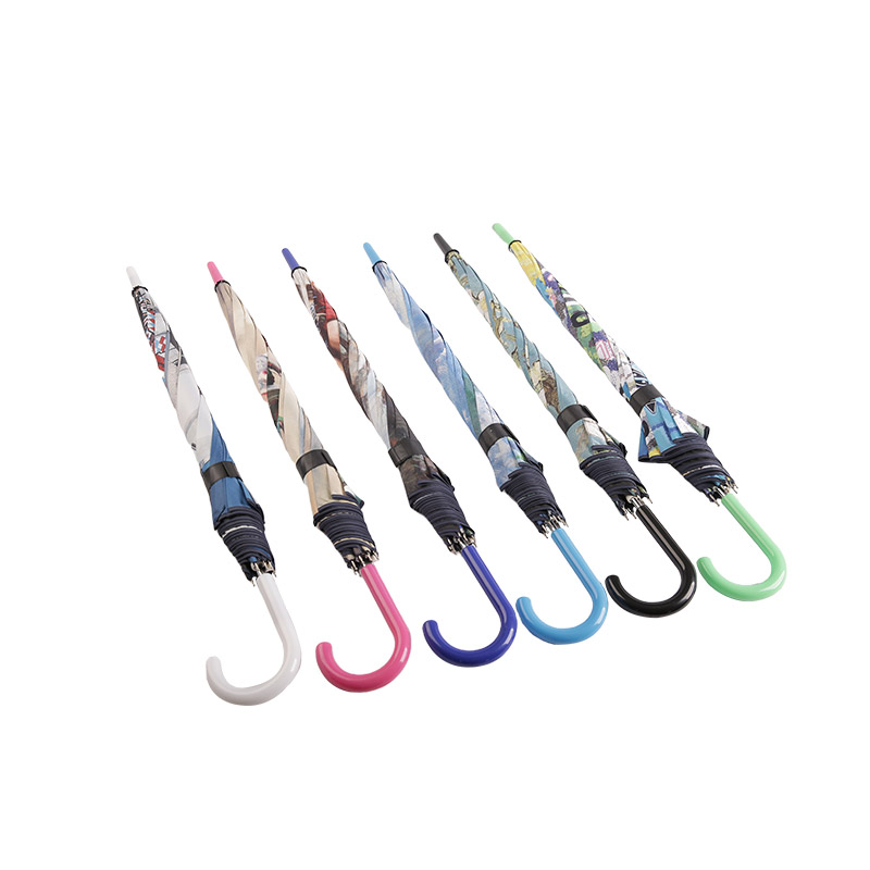 Pencetakan lukisan pemandangan Pongee Dengan Payung Lurus Dilapisi Hitam-0E6B0080