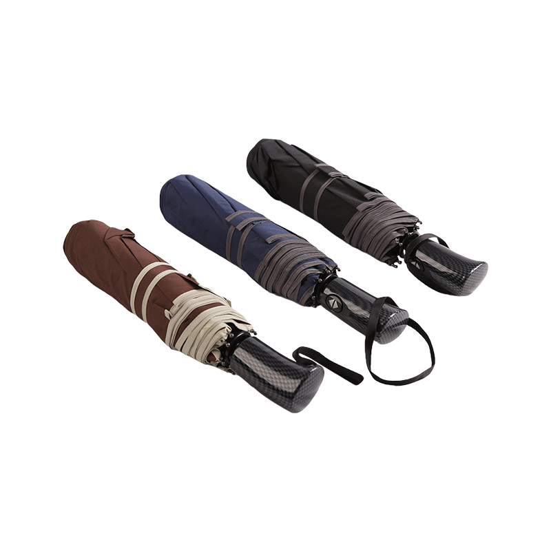 Business Style Coffee Pongee Payung lipat tiga-0E6B0471