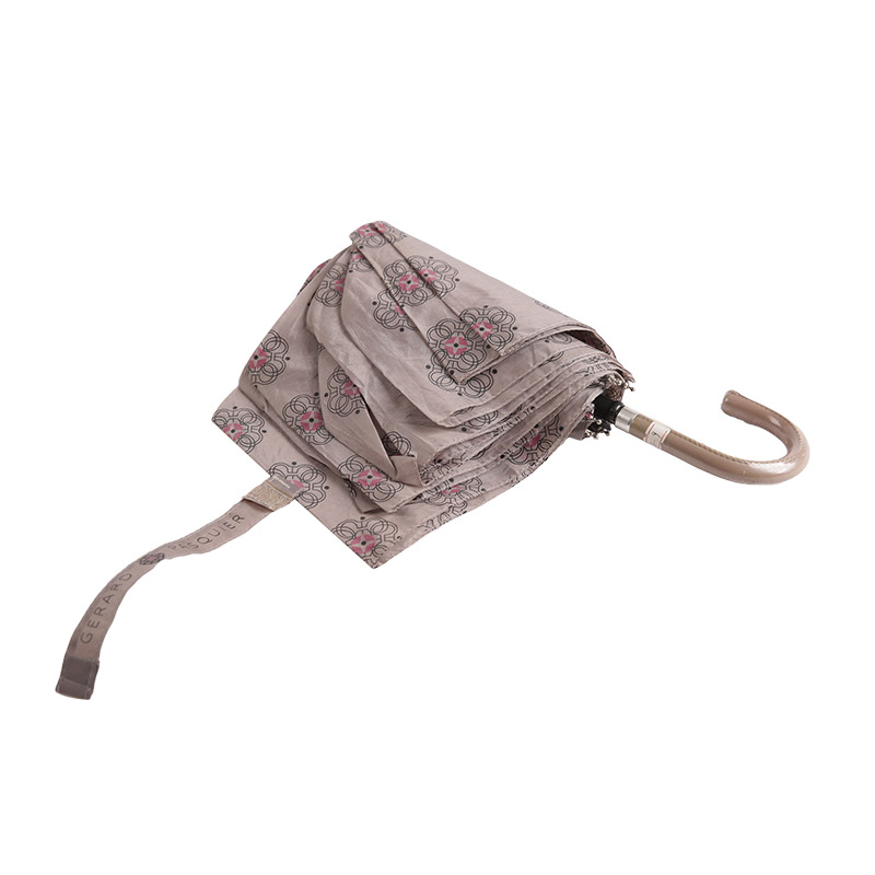 Poliester Pencetakan Warna Ringan Payung lipat tiga-0E6B0739