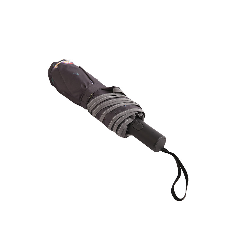 Burung Tak Beraturan Pongee Payung lipat tiga-0E6B0764