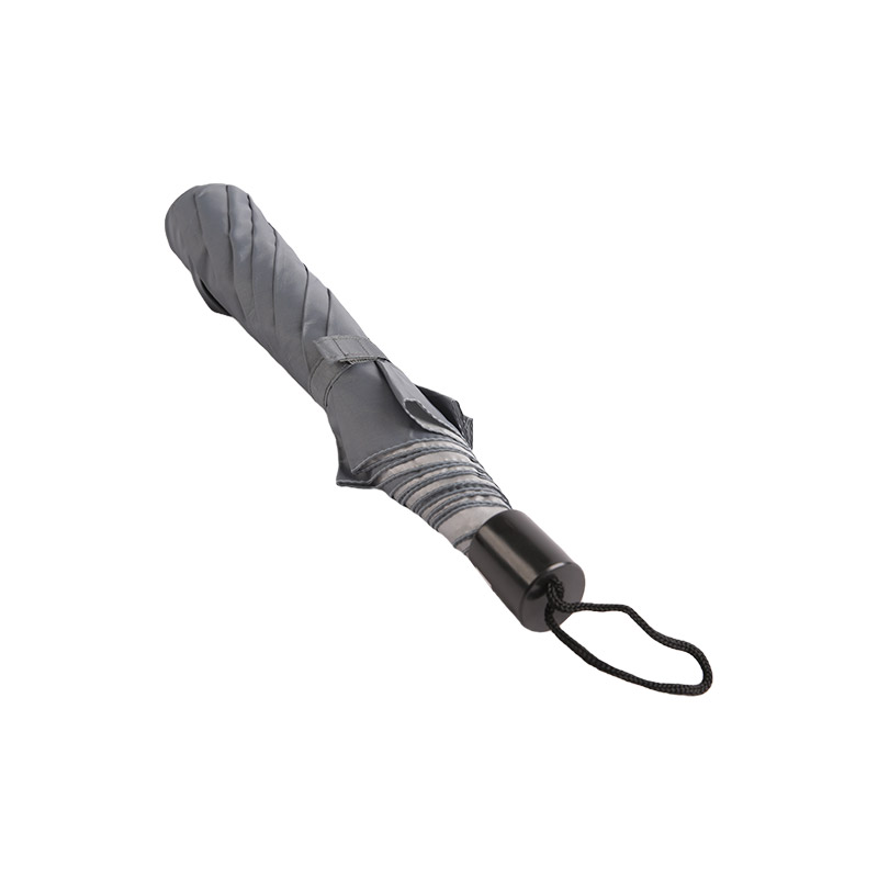 Payung lipat dua logam perak murni sederhana-0E6B0782